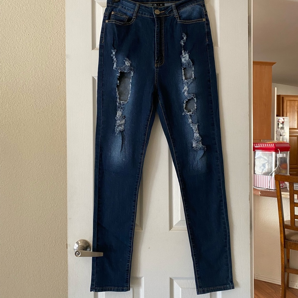 Fashion Nova High-rise Skinny Jeans- Size 1X